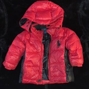 Ralph Lauren Polo 12M Toddler Boy Red Coat